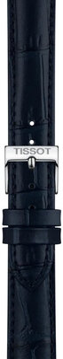 Skórzany pasek Tissot T852.051.034 16mm, niebieski, Quick Release