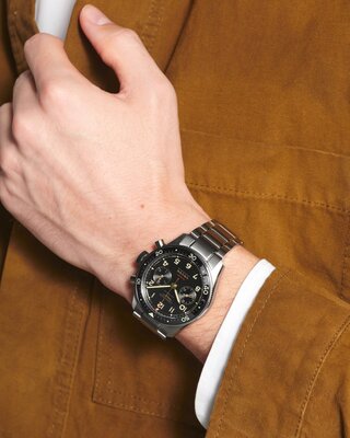 Longines Spirit Flyback Automatic Titanium Flyback Chronograph Chronometr L3.821.1.53.6