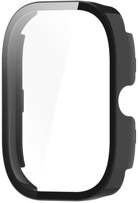 Osłona ochronna (pro Xiaomi Redmi Watch 5), plastikowy, czarny + szkiełko