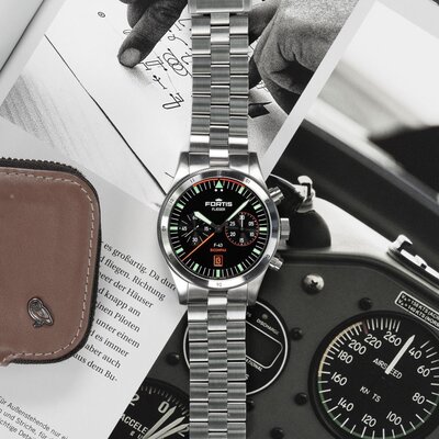 Fortis Flieger F-43 Bicompax Automatic Chronograph F4240004