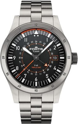 Fortis Flieger F-43 Triple-GMT Automatic COSC Chronometer F4260000