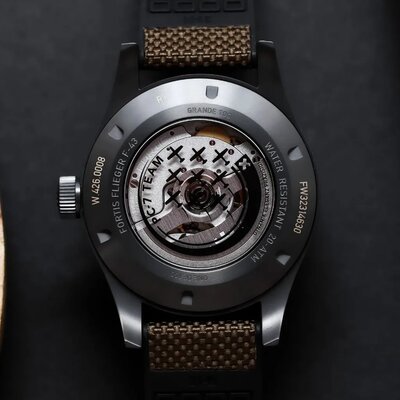 Fortis Flieger F-43 Triple-GMT Automatic COSC Chronometer F4260004 Limited Edition 100pcs (+ zamienny pasek)