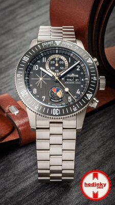 Fortis Novonaut N-42 Automatic Chronograph Amadee-24 F2040016 Limited Edition 100pcs (+ pasek zamienny)