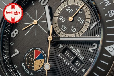 Fortis Novonaut N-42 Automatic Chronograph Amadee-24 F2040016 Limited Edition 100pcs (+ pasek zamienny)