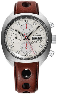 Edox Sportsman Automatic Chronograph 01132 3G BEAN Juan Manuel Fangio Limited Edition 115pcs (+ zamienny pasek)