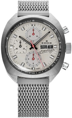 Edox Sportsman Automatic Chronograph 01132 3G BEAN Juan Manuel Fangio Limited Edition 115pcs (+ zamienny pasek)