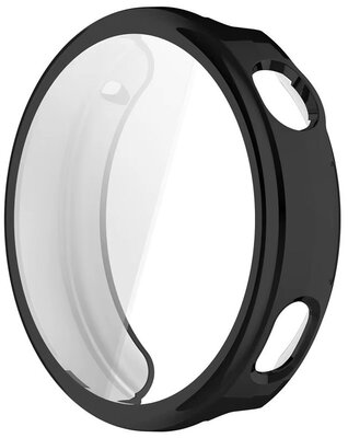 Osłona ochronna (pro Huawei Watch GT 6, 41mm), plastikowy, czarny + szkiełko