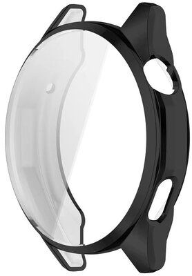 Osłona ochronna (pro Huawei Watch GT 6, 46mm), plastikowy, czarny + szkiełko