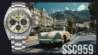 Seiko Prospex Speedtimer Solar Chronograph SSC959P1 European Exclusive Limited Edition 2700pcs (+ zamienny pasek)