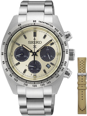 Seiko Prospex Speedtimer Solar Chronograph SSC959P1 European Exclusive Limited Edition 2700pcs (+ zamienny pasek)