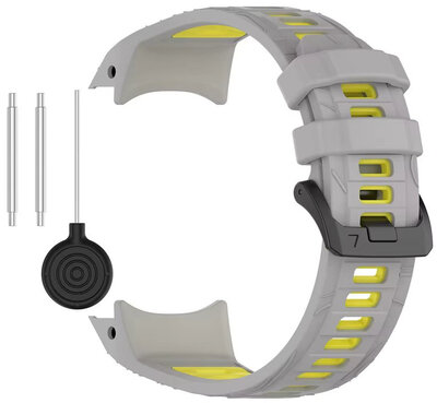 Silikonowy pasek Ricardo 22mm (pro Garmin Instinct 3, 45mm), beżowy