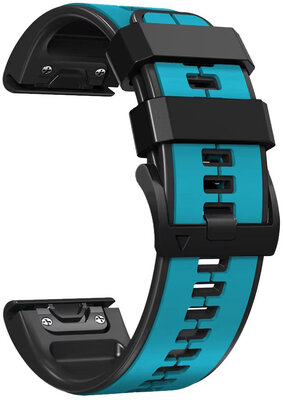 Silikonowy pasek Ricardo 26mm (pro Garmin Fenix 8/7X/6X (51mm), Tactix aj.), niebieski, QuickFit