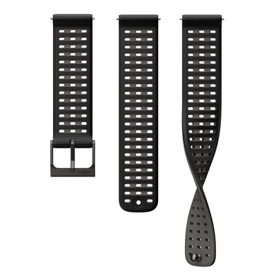 Silikonowy pasek Suunto 22mm (pro Vertical 2), czarny, rozmiar S+M