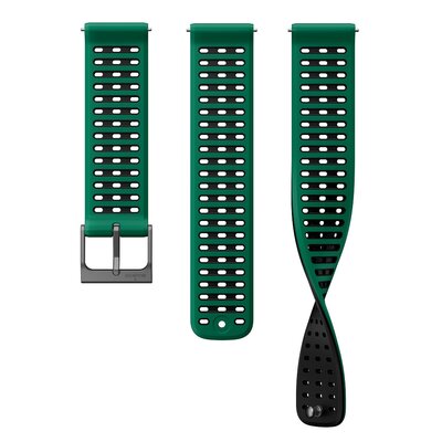 Pasek silikonowy Suunto 22mm (do Vertical 2), zielony V1, rozmiar S+M