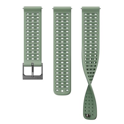 Pasek silikonowy Suunto 22mm (do Vertical 2), zielony V2, rozmiar S+M