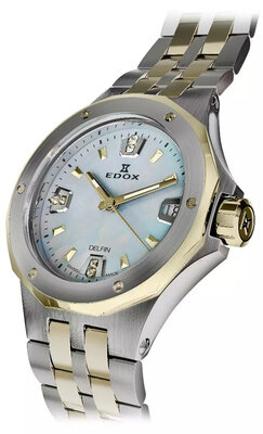 Edox Diver Date Lady Quartz 53100-357jm-nad