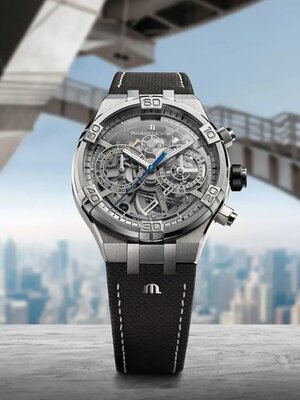 Maurice Lacroix Aikon Automatic Skeleton Chronograph AI6098-SS001-090-1
