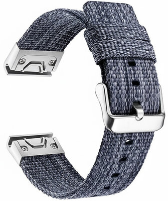 Nylonowy pasek Ricardo 26mm (pro Garmin Fenix 8/7X/6X (51mm), Tactix aj.), niebieski, QuickFit