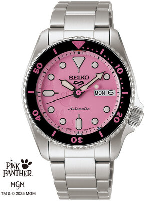 Seiko 5 Sports Automatic SRPM07K1 Pink Panther Limited Edition 9999pcs (+ zamienny pasek)