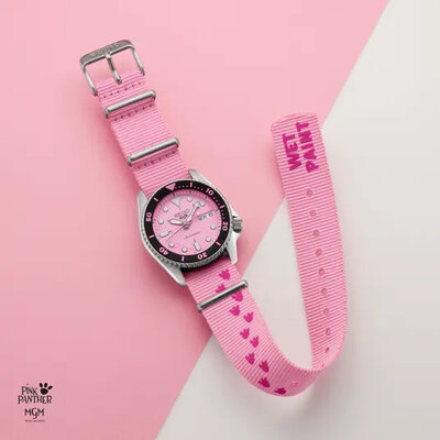 Seiko 5 Sports Automatic SRPM07K1 Pink Panther Limited Edition 9999pcs (+ zamienny pasek)