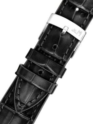 Skórzany pasek Morellato Bayon 6167C54.019 M, czarny