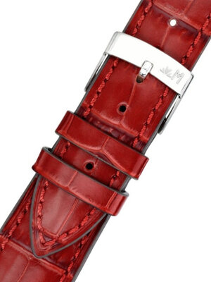 Skórzany pasek Morellato Bayon 6167C54.083 S, czerwony