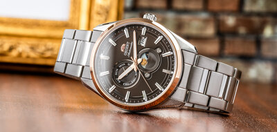 Orient Contemporary Stretto Sun & Moon Automatic RA-AK0313Y30B