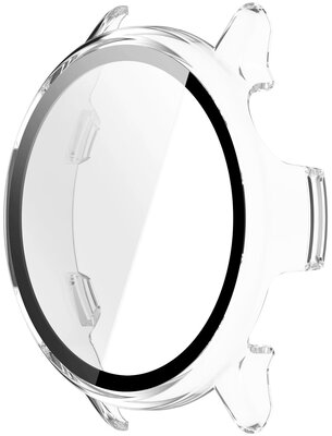 Osłona ochronna (do Garmin Vívoactive 6), plastikowa, przezroczysta + szkło