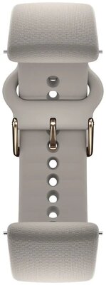 Pasek silikonowy Polar 20 mm z tunelem, beżowy, rozmiar. S-L, Quick Release