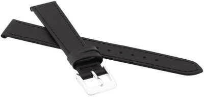 Skórzany pasek JVD R18201 16mm, czarny