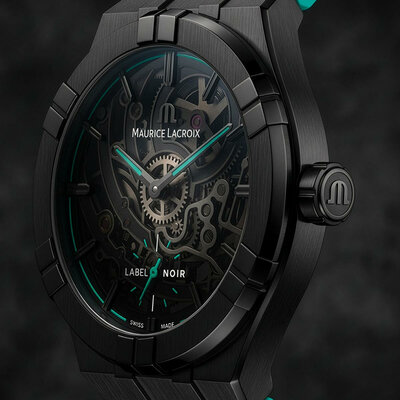 Maurice Lacroix Aikon Automatic Skeleton AI6028-DLB0B-030-H Label Noir Limited Edition 100pcs (+ zamienny pasek)