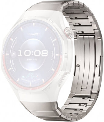 Tytanowa bransoleta Ricardo (pro Huawei Watch GT 6 Pro), srebrny, QuickFit