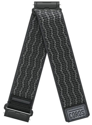 Nylonowy pasek Coros (pro Nomad), szary, Quick Release, przedłużona długość