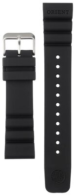 Silikonowy pasek Orient V7729SB 22mm (do modelu EL02), czarny