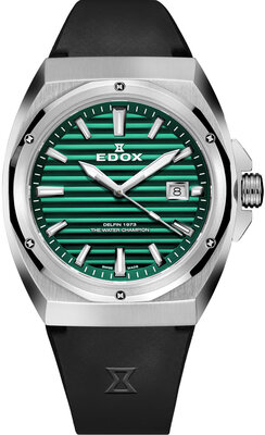 Edox Delfin 1973 Date Quartz 53032-3CA-VIN