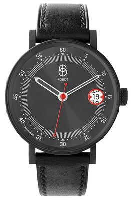 Robot Graphic Sutnar Rhino Black Automatic 1901ST02