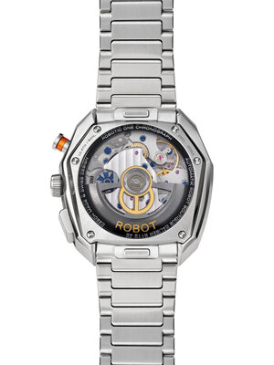 Robot Robotic One Silver 2501ST01 Automatic Chronograph (+ zamienny pasek)