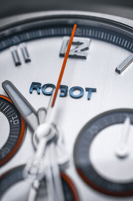 Robot Robotic One Silver 2501ST01 Automatic Chronograph (+ zamienny pasek)