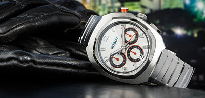 Robot Robotic One Silver 2501ST01 Automatic Chronograph (+ zamienny pasek)