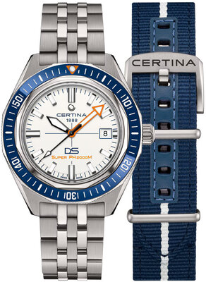 Certina DS Super PH2000M Automatic Powermatic 80 C050.607.44.011.02 (+ zamienny pasek)