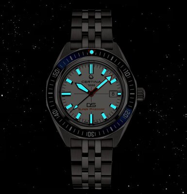 Certina DS Super PH2000M Automatic Powermatic 80 C050.607.44.011.02 (+ zamienny pasek)