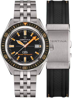 Certina DS Super PH2000M Automatic Powermatic 80 C050.607.44.051.02 (+ zamienny pasek)