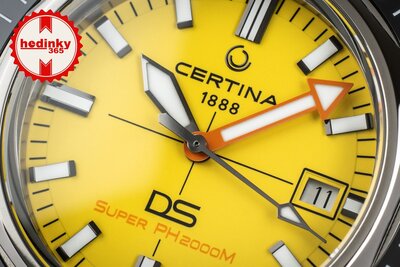 Certina DS Super PH2000M Automatic Powermatic 80 C050.607.44.361.02 (+ zamienny pasek)