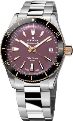 Edox SkyDiver 38 Automatic Date 80131-357RNRM-VIO