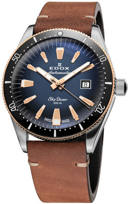 Edox SkyDiver Automatic Date 80126-357RNM-BUIDR Limited Edition (+ zamienny pasek)