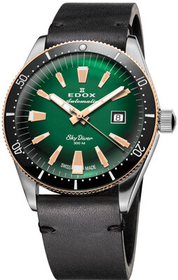 Edox SkyDiver Automatic Date 80126-357RNM-VIR Limited Edition (+ zamienny pasek)