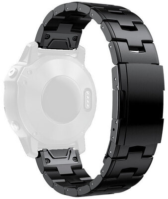 Bransoleta ze stali nierdzewnej Ricardo Cafragna 22mm, Black, QuickFit