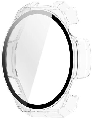 Osłona ochronna (pro Amazfit Balance 3), plastikowy, przezroczysty  + szkiełko