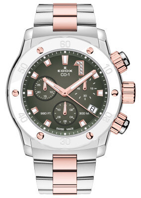 Edox CO-1 Chronolady Quartz 10255-357RBM-VIDR