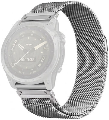 Bransoleta ze stali nierdzewnej Ricardo Champoluc 20mm, Silver, QuickFit